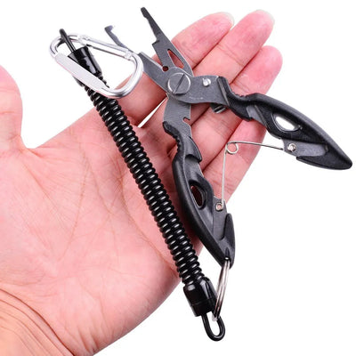 Multifunction Fishing Pliers Tools Accessories for Goods Winter Tackle Pliers Vise Knitting Flies Scissors Braid Set Fish Tongs - Smarsty