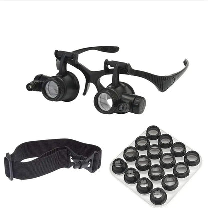 Double Eye Loupe Magnifier with Adjustable Lenses - Smarsty