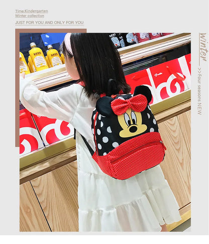 Cute Cartoon Kids Backpack Minnie Mouse Style For Toddlers - Smarsty