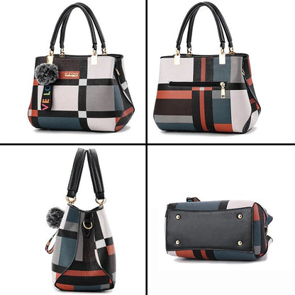 PU Leather Crossbody Handbag For Women With Zipper - Smarsty