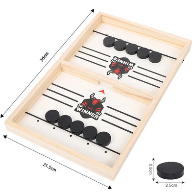 Table Hockey Paced Sling Puck Board Game Fast Sling Puck Winner Party Game Adult Child Family Game Desktop Battle Board Game by Smarsty