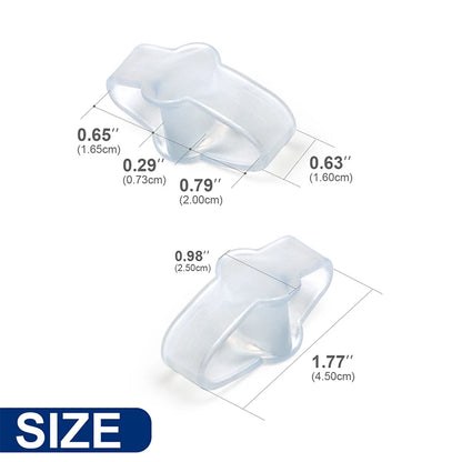 Silicone Toe Separators for Bunion Relief and Foot Care - Smarsty