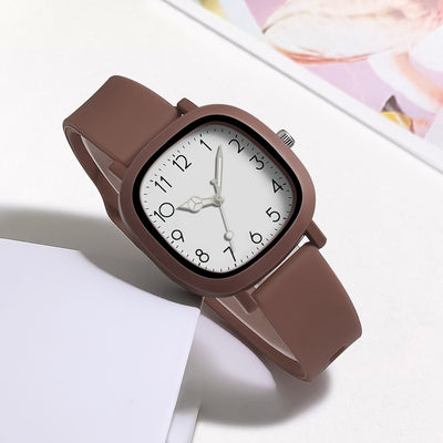 Fashion Brand Bear Women Quartz Watch with Silicone Band - Smarsty