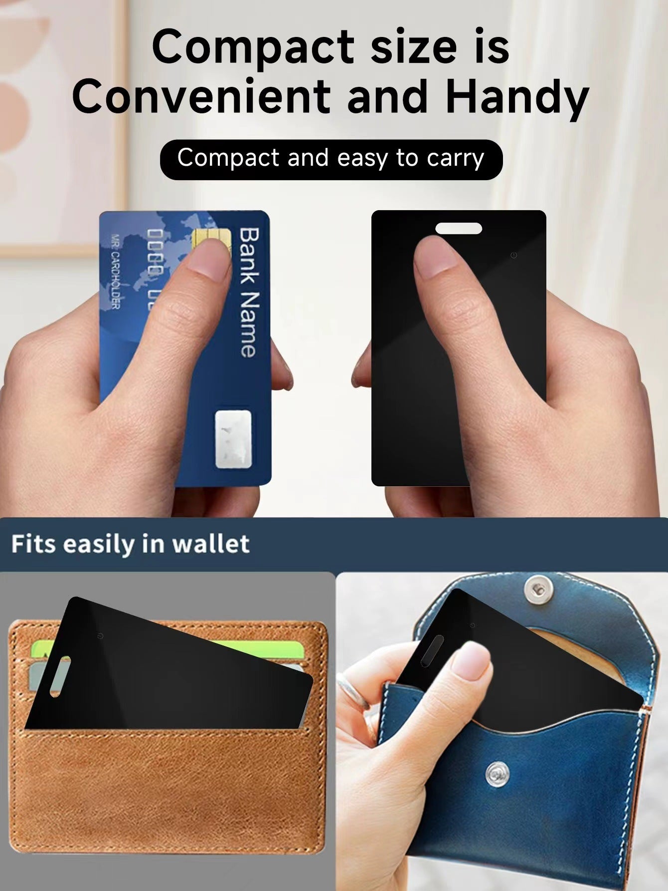 Anti-Loss GPS Tracking Card for Wallets - Smarsty
