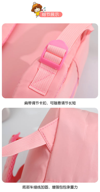 Plush 3D Rabbit Backpack For Kids Cute Bow Tie Design - Smarsty