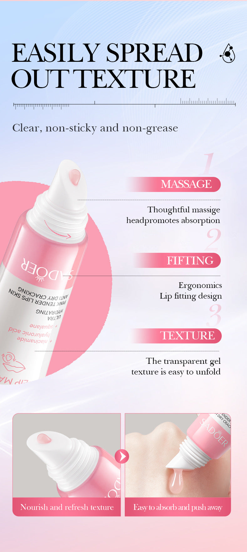 Dark Lip Lightening Balm for Moisturizing and Exfoliating - Smarsty