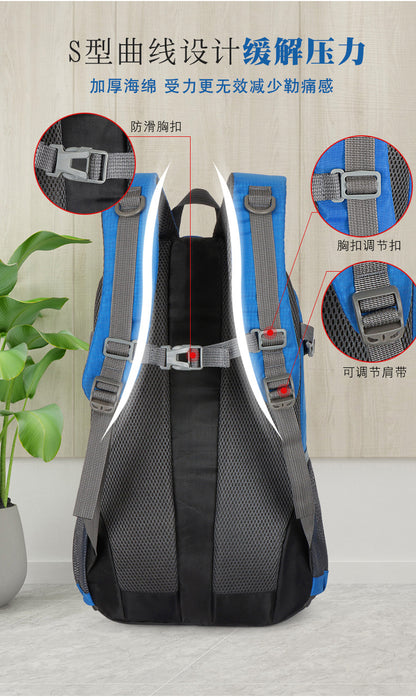 Classic 40L Outdoor Backpack Men Women High Quality Waterproof Travel Backpack Bag for Men Causal Patchwork Sport Backpack Women - Smarsty