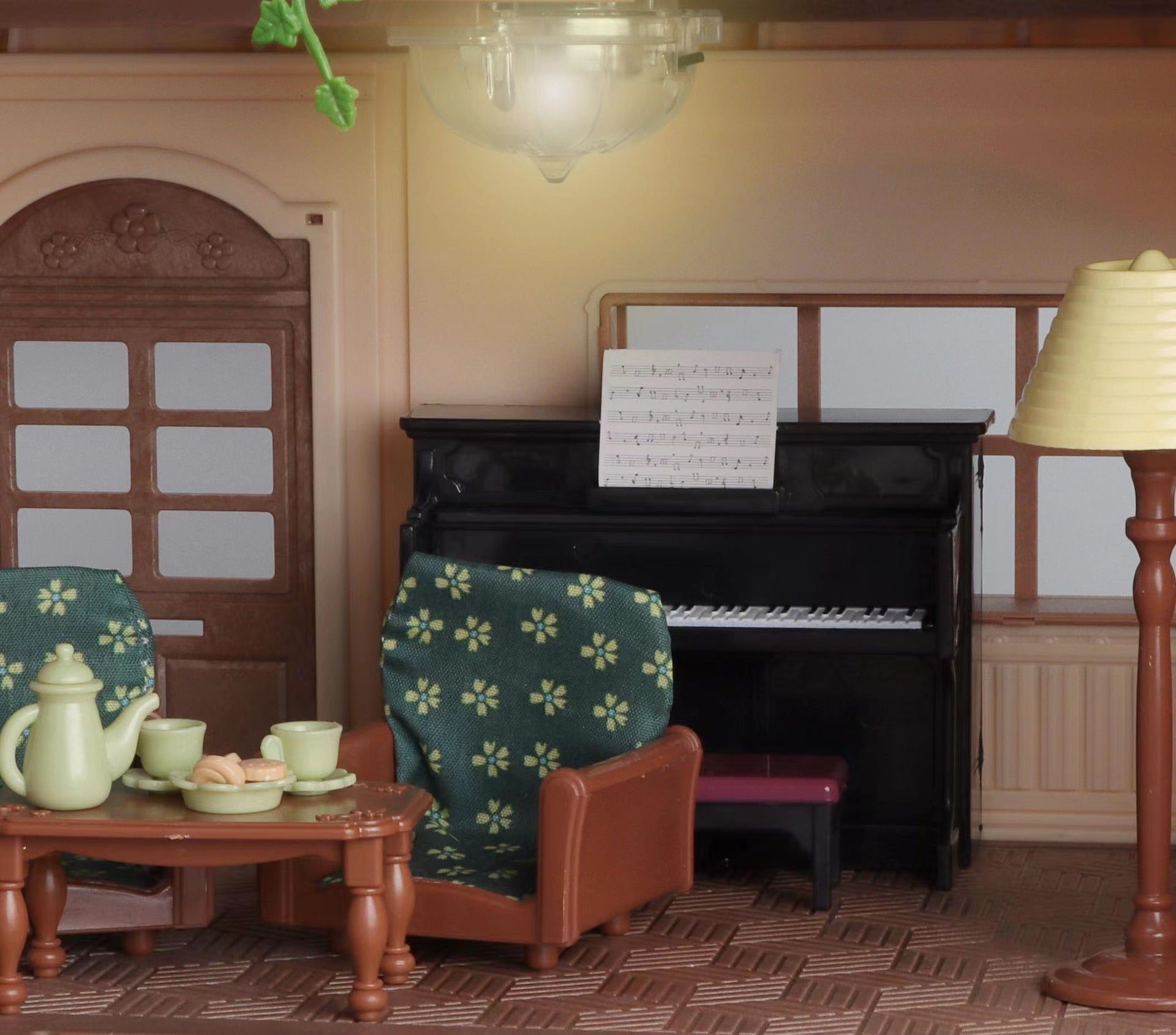 New Simulation Room Forest Family Small West House Rabbit Animal Model Girl Doll House Furniture Double Storey Villa Toys Gifts by Smarsty