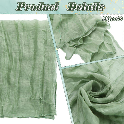 Gauze Table Runner for Rustic Beach Weddings - Smarsty