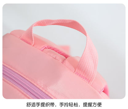 Plush 3D Rabbit Backpack For Kids School Bag Cute Bow - Smarsty