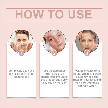 Korean Collagen Overnight Peel Off Facial Mask Set - Smarsty
