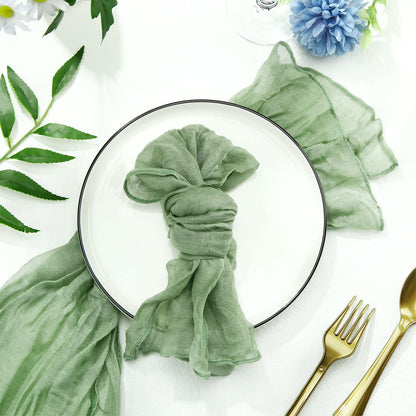 Gauze Table Runner for Rustic Beach Weddings - Smarsty