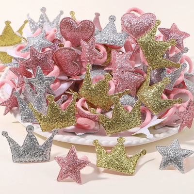 Cute Girls Hair Ties Soft No Harm Ponytail Holders 10Pack - Smarsty