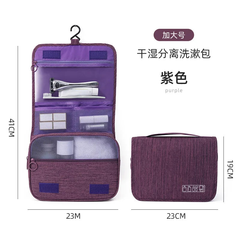 Oxford Fabric Cosmetic Bag Travel Organizer Waterproof - Smarsty