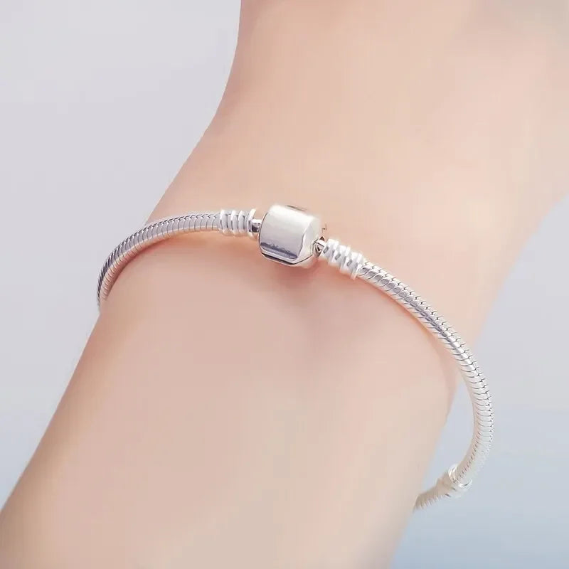 Handmade 925 Silver Charm Bracelet for Women - Smarsty