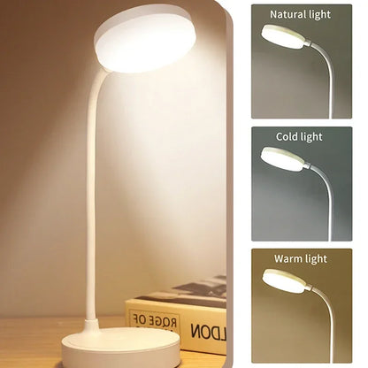 Flexible LED Desk Lamp with 3-Level Dimmer for Eye Care - Smarsty