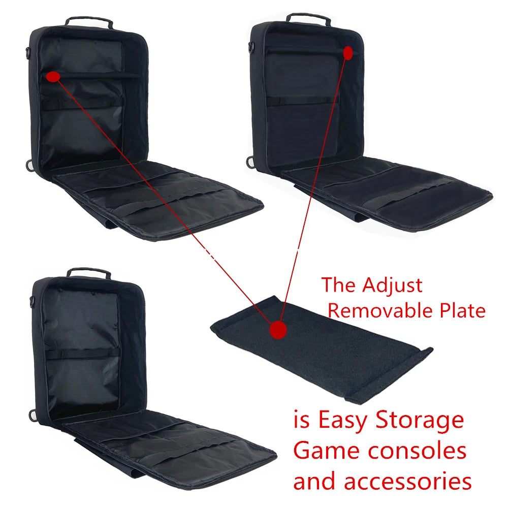 Portable PS5 Travel Carrying Case with Shoulder Strap - Smarsty