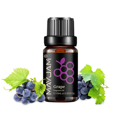 MAYJAM Fruit Essential Oil 10ml Cherry Banana Papaya Grape Litchi Guava Kiwifruit Pear Fig Fragrance Oil for Diffuser Candle - Smarsty