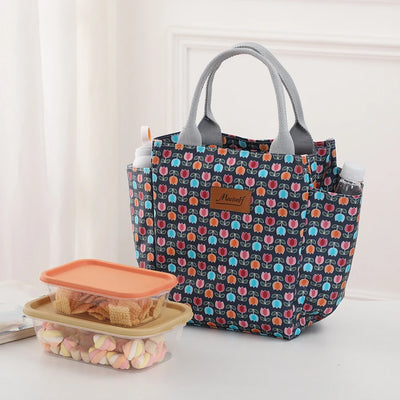 Insulated Thermal Lunch Bag Bento Tote For Office Workers - Smarsty