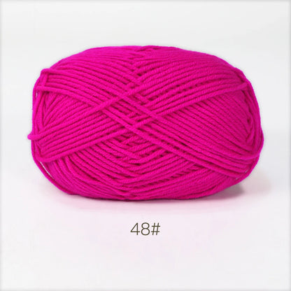 Soft Milk Cotton Yarn for Hand Knitting Projects - Smarsty