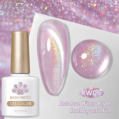 Born Pretty Rainbow Purple Magnetic Gel Nail Polish - Smarsty