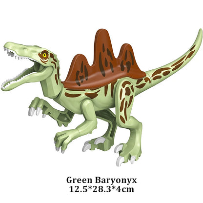 Jurassic Dinosaur World Brutal Raptor T-Rex Triceratops Indominus Rex Model Building Blocks Dino Velociraptor Figure Bricks Toys