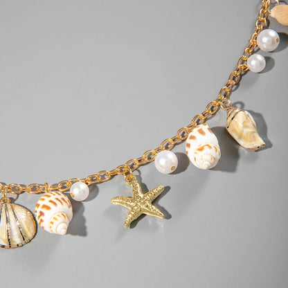 Bohemian Sea Star Shell Waist Chain for Beach Style - Smarsty