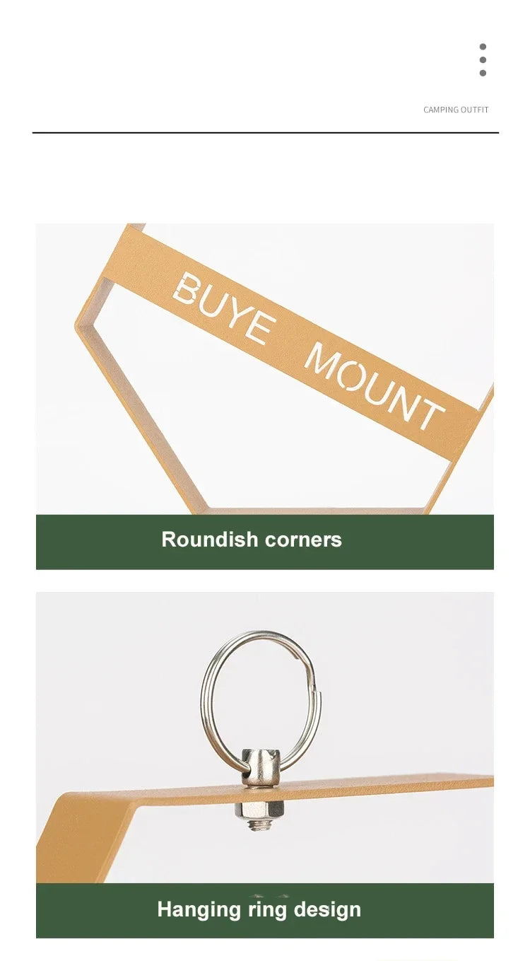 Outdoor Mosquito Coil Tray Camping Tools Tourist Hiking Mosquito Coil Holder Camping Supplies Hanging Mosquito Coil Holder