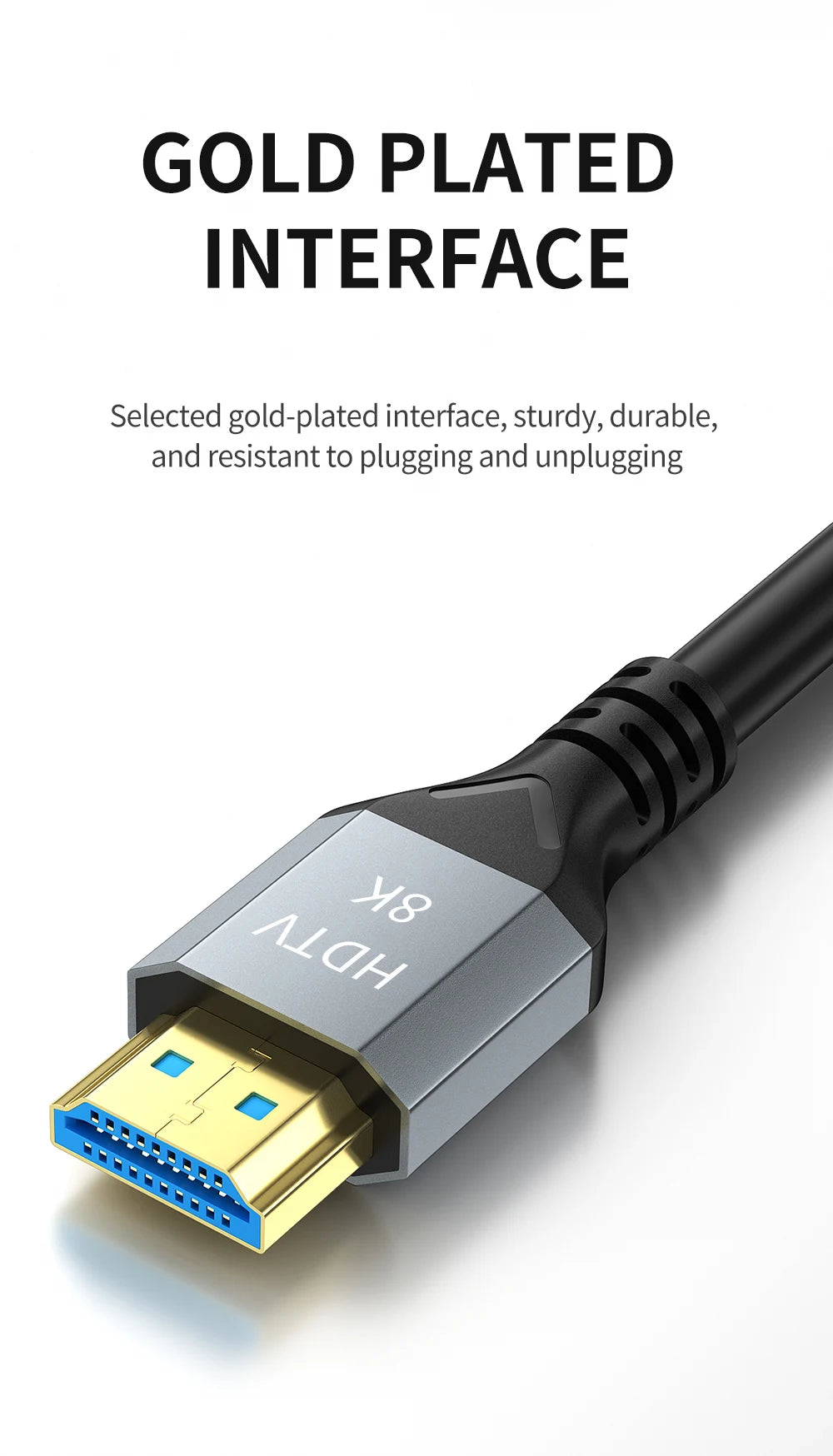 High-Speed HDMI Cable 8K 60Hz for Gaming and Streaming - Smarsty