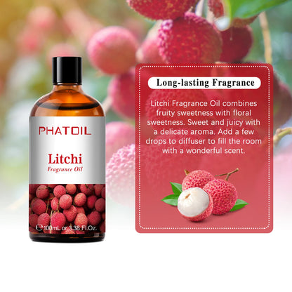 PHATOIL 100ml Aromatherapy Fragrance Oil Pure Essential Oils - Smarsty
