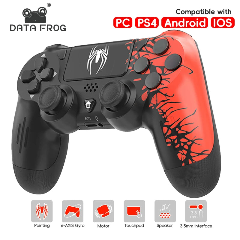 DATA FROG Wireless Game Controller for PS4 and PC - Smarsty