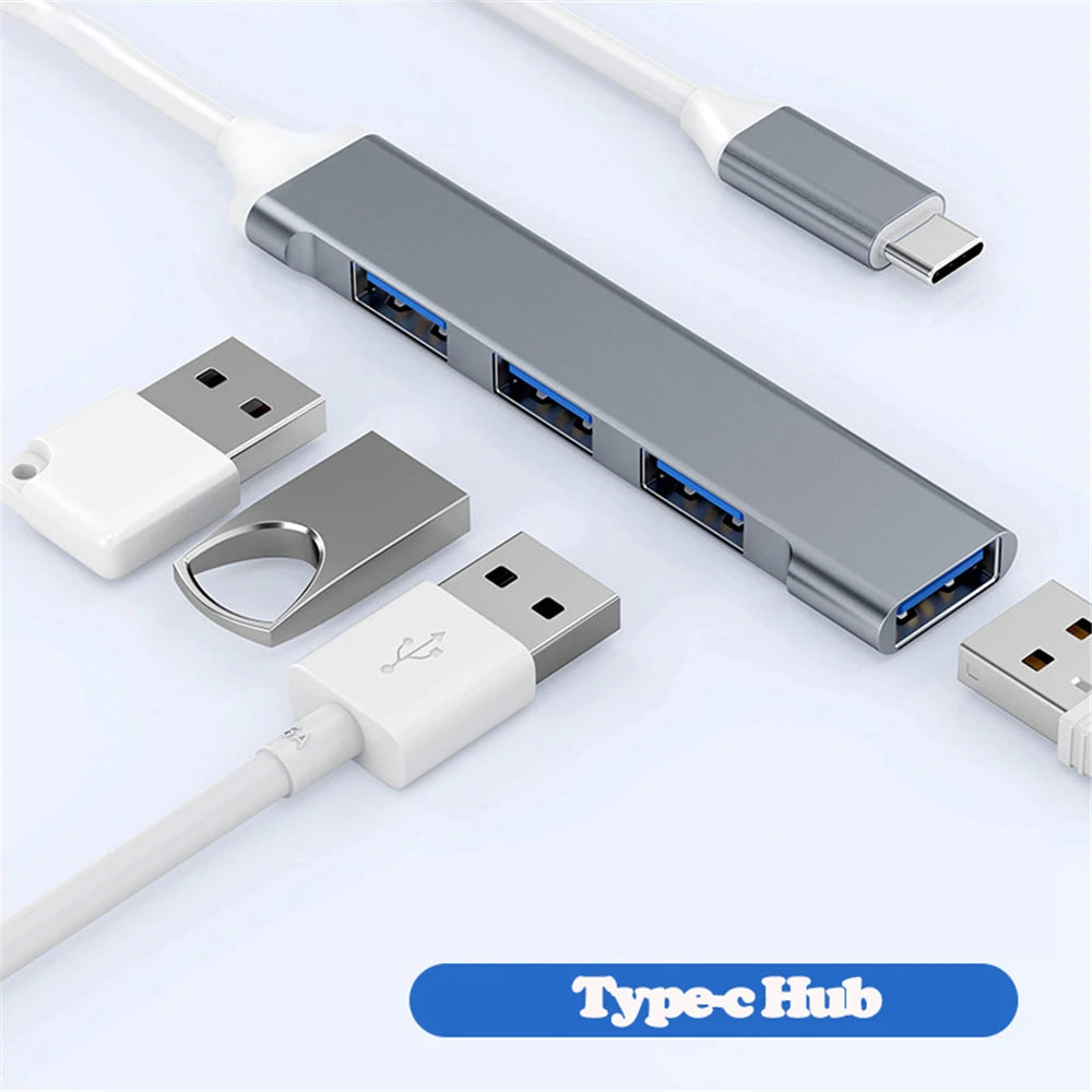 4 Port USB 3.0 Hub Ultra High Speed 5Gbps Transfer