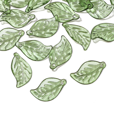 Acrylic Tree Leaf Beads For Handmade DIY Jewelry Set - Smarsty