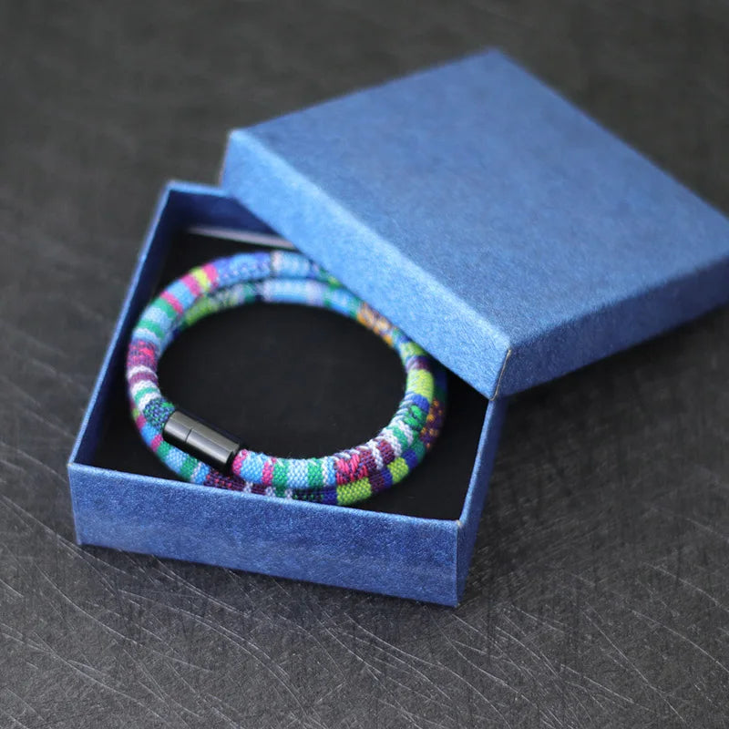 Men's Bohemia Rope Bracelet for Adventure and Survival - Smarsty