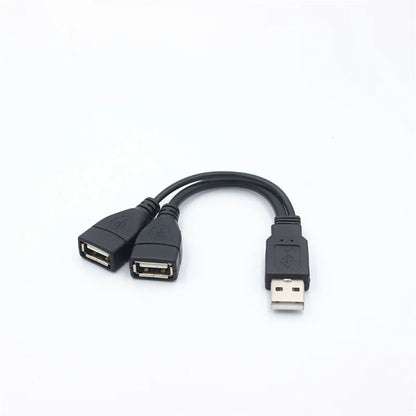 USB 2.0 Extension Cable Splitter for Dual Connectivity - Smarsty