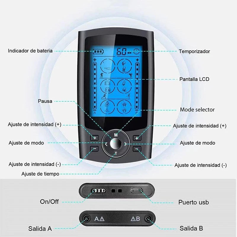 Tens Muscle Stimulator with 36 Modes for Pain Relief - Smarsty
