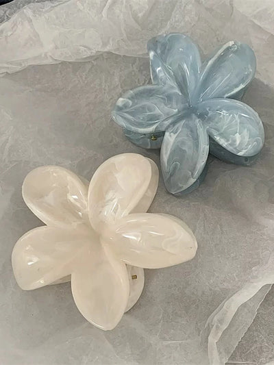 Hawaiian Flower Hair Claw Clips For Thin Hair Lightweight - Smarsty