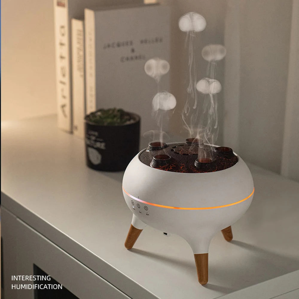 Dynamic Jellyfish Air Humidifier with Remote Control - Smarsty