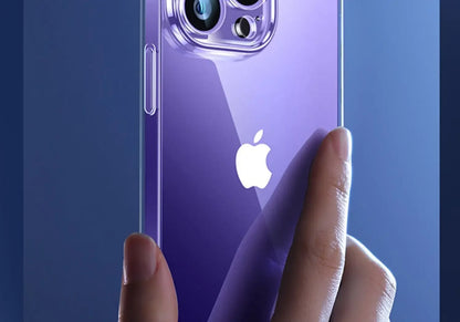 Ultra Thin PC Hard Crystal Clear Case For iPhone 17 16 15 14 Plus 13 12 11 Pro Max XR Glossy Transparent Camera Protection Cover