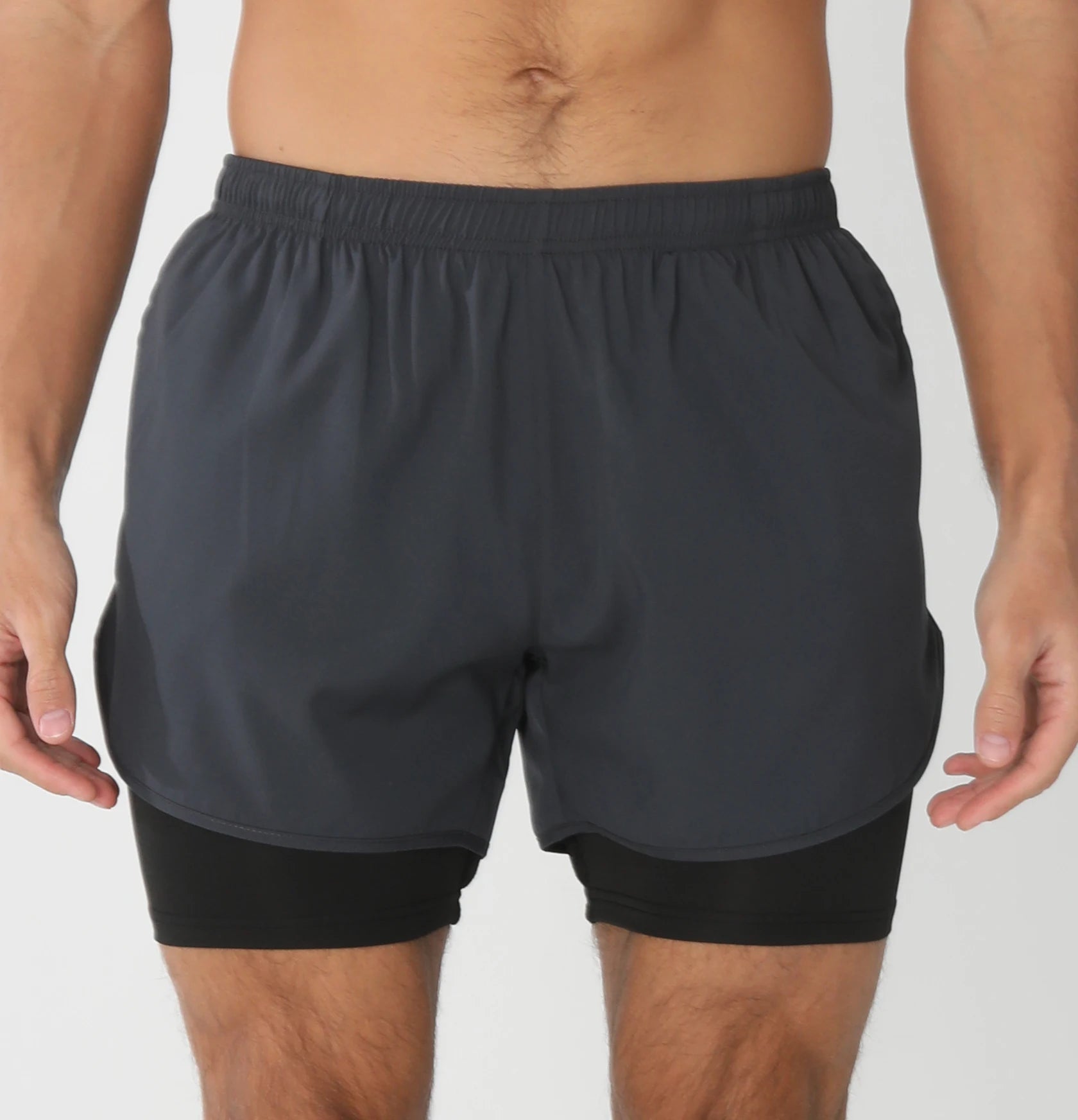 Gym Shorts Men Running Shorts with Liner Pockets Towel Loop Quick Dry Lightweight Workout Men's Breathable Athletic Sport Shorts - Smarsty