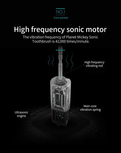 Automatic Electric Toothbrush with Six Speed Settings - Smarsty