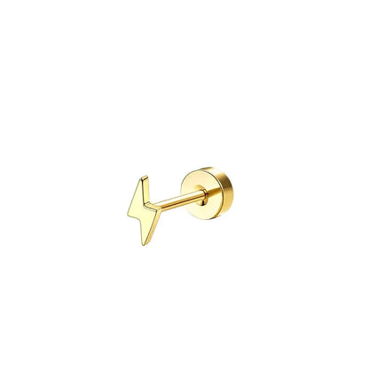 Stainless Steel Earrings For Sensitive Ears Slim Flat Back - Smarsty