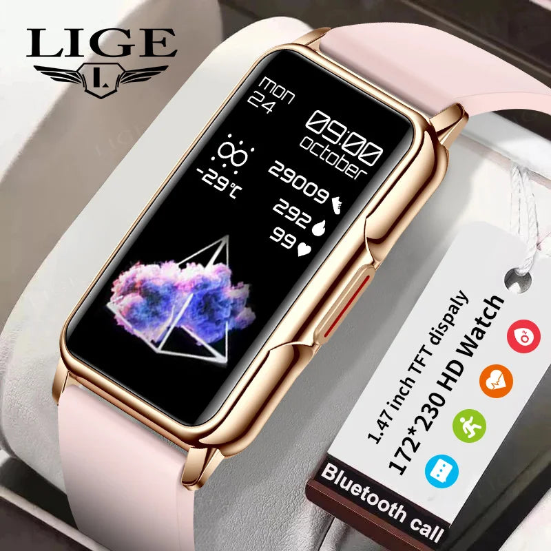 Waterproof Smartwatch for Men and Women with Heart Rate Tracker - Smarsty