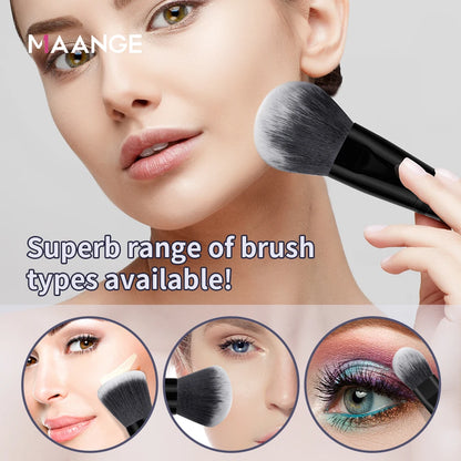 MAANGE 30 Piece Professional Makeup Brush Set with Bag - Smarsty