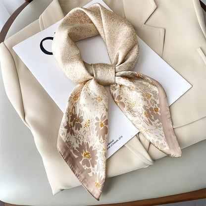 Luxury Silk Scarf Women Satin Shawl Sun Protection Wrap - Smarsty