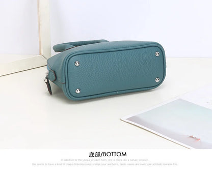 Cow Leather Shell Bag Crossbody Women Messenger Style - Smarsty