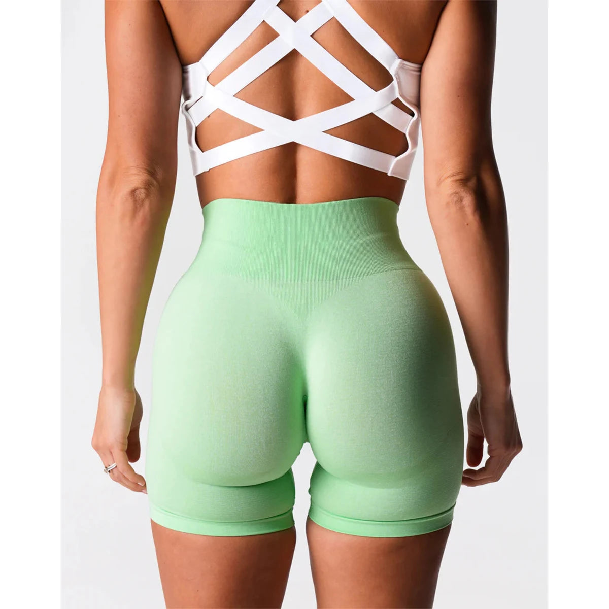 TKITK Seamless Shorts Women  Workout Shorts Fitness Sports Short Gym Yoga Shorts Yoga pants leggings cycling shark pants - Smarsty