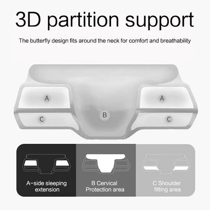 Memory Foam Neck Pillow for Comfortable Sleep - Smarsty
