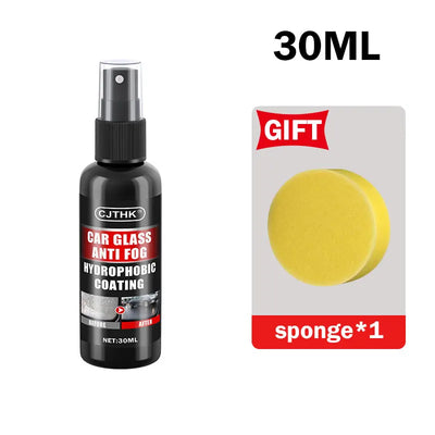Car Glass Anti-rain Water Spray Repellent Nano Coating Hydrophobic Waterproof Agent Oil Film Removing Auto Glass Film Agent - Smarsty