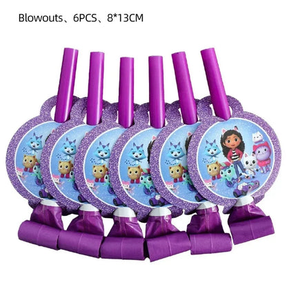 Disney Gabby's Dollhouse Birthday Party Tableware Set - Smarsty
